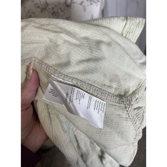 Urban outfitters Corduroy Shirt Jacket Unisex Large Shacket Light Green - Picture 5 of 7